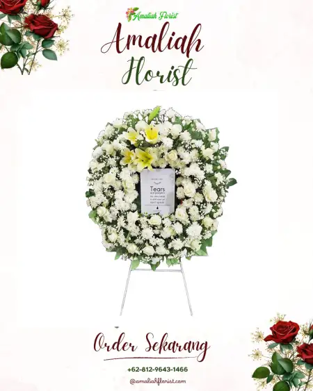 Krans Bunga Duka Kebakkramat