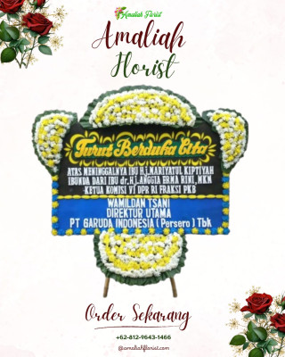 Papan Bunga Duka di Kebakkramat