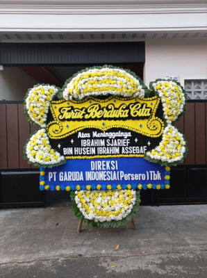 Papan Bunga Duka di Kebakkramat